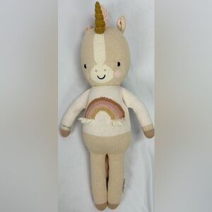 Cuddle and Kind Zara Unicorn Sweater 20” Knit Plush Stuffed Animal
